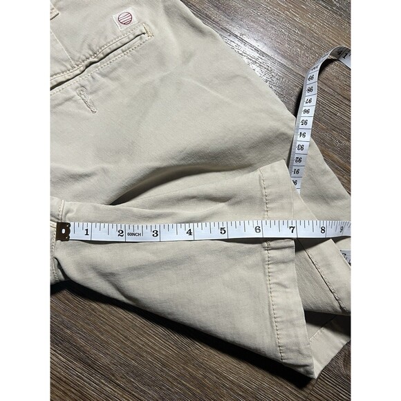 Marine Layer 7" Breeze Chino Short Mens 30 Beige Light Wash Standard Fit Preppy - Picture 9 of 9